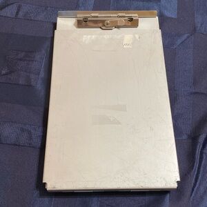 Small Aluminum  Clip Board 6” x 10” for Job Receipts